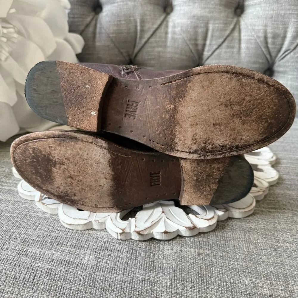 Frye Brown Leather Tall Boots Women’s 7.5